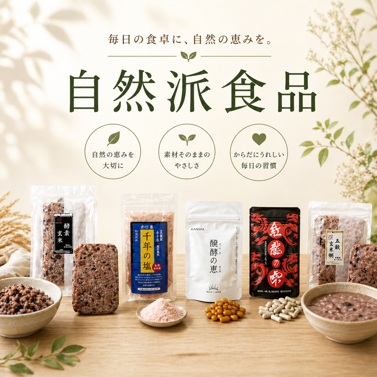 自然食品を見る