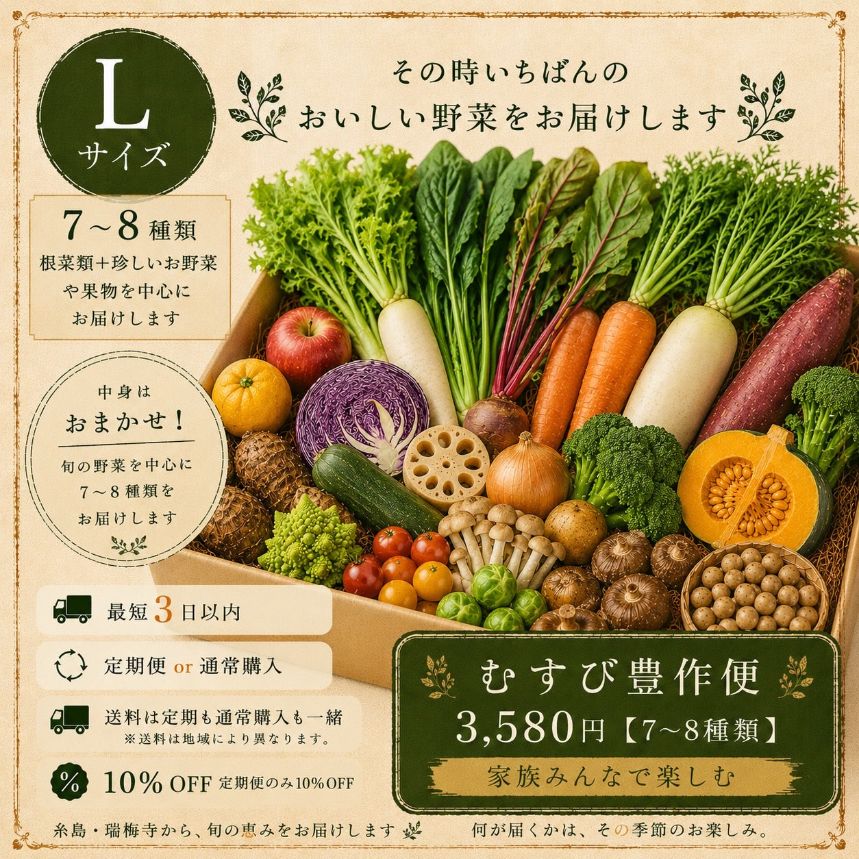 むすび農作便【7種類～】