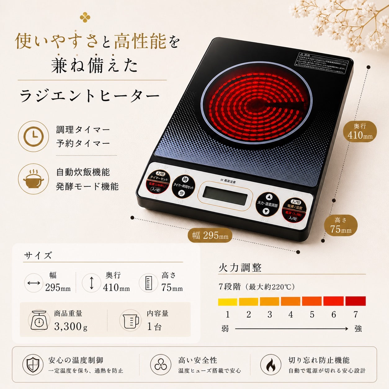 Super Radiant Heater｜GX-1000